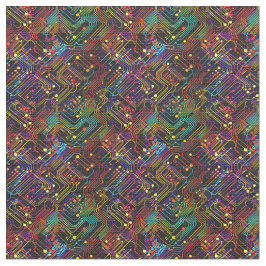 回路基板デザインイラストレーション ファブリック