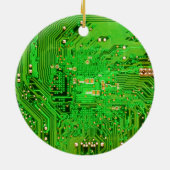 回路基板デザイン セラミックオーナメント (裏面)
