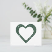 回路基板ハート ポストカード (スタンド正面)