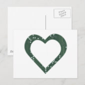 回路基板ハート ポストカード (正面/裏面)