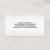 回路基板バイナリコーディング背景 名刺 (裏面)