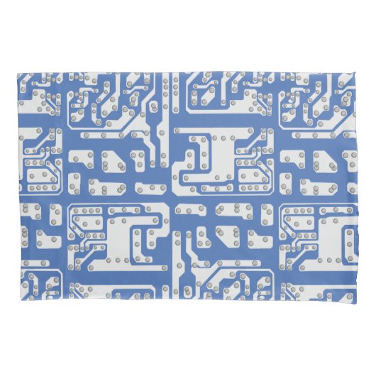 回路基板パターン 枕カバー (正面)