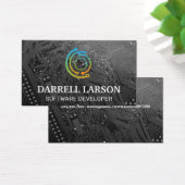 回路基板ブラック |技術ロゴ (デスク)