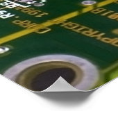 回路基板上の抵抗 ポスター (角)