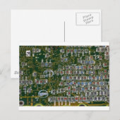 回路基板上の抵抗 ポストカード (正面/裏面)