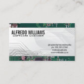 回路基板技術 |ソフトウェアプログラマ 名刺 (正面)