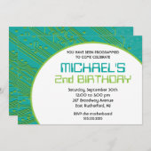 回路基板招待状 招待状 (正面/裏面)