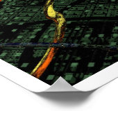 回路基板織り ポスター (角)