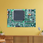 回路基板 キャンバスプリント (インサイチュ (リビング))