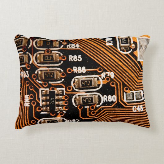 回路基板，ケーブル，コンデンサ，カード， アクセントクッション (正面)