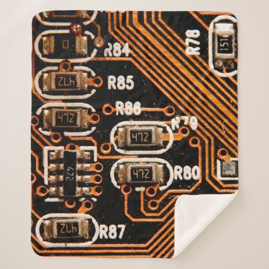 回路基板，ケーブル，コンデンサ，カード， シェルパブランケット (正面)
