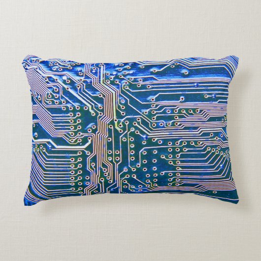回路基板，コンピュータ，青，コンデンサ，チップ，ci アクセントクッション (正面)