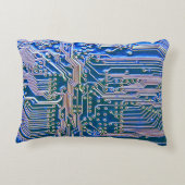 回路基板，コンピュータ，青，コンデンサ，チップ，ci アクセントクッション (裏面)