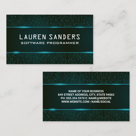 回路基板 |テクノロジー 名刺 (正面/裏面)