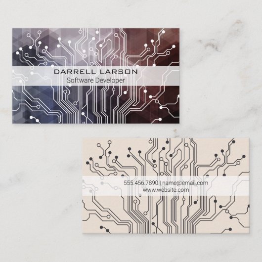 回路基板 |テクノロジー 名刺 (正面/裏面)