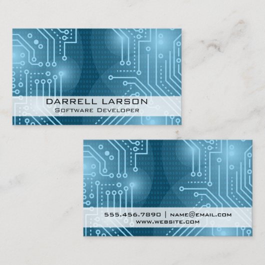回路基板 |バイナリコード 名刺 (正面/裏面)