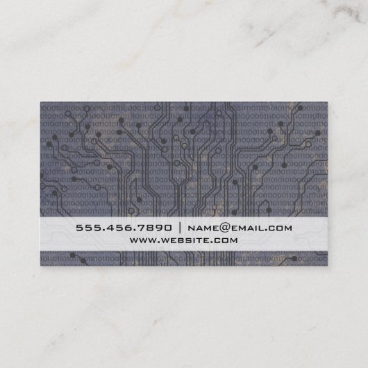回路基板 |バイナリコード 名刺 (裏面)