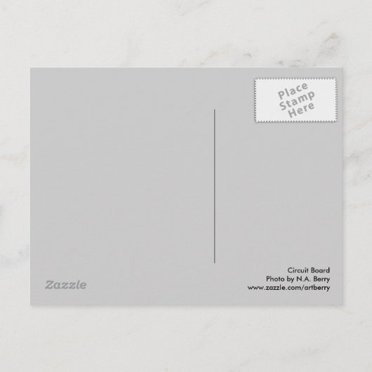 回路基板 ポストカード (裏面)