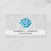 回路基板 | マイクロチップ技術ロゴ 名刺 (正面)