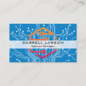 回路基板 | 技術ロゴ 名刺 (正面)