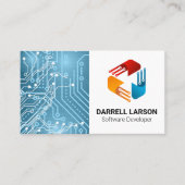 回路基板 | 技術ロモダンゴ 名刺 (正面)