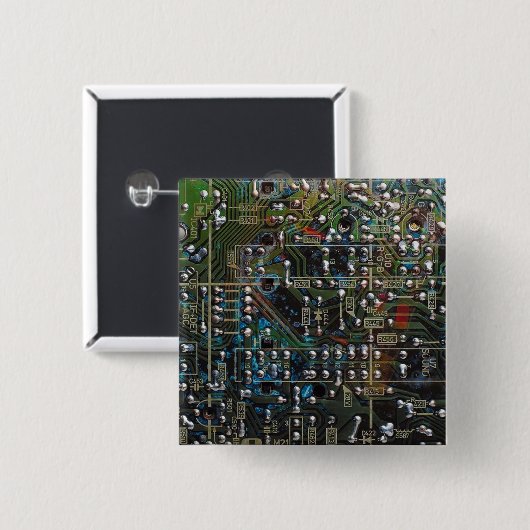 回路基板 缶バッジ (正面&裏面)