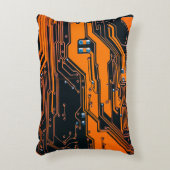 回路基板。電子計算機ハードウェアテクノ アクセントクッション (正面(垂直))