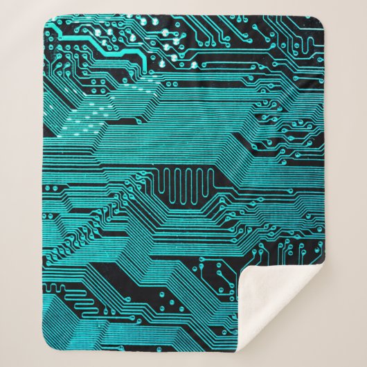 回路基板。電子計算機ハードウェアテクノ シェルパブランケット (正面)