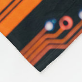 回路基板。電子計算機ハードウェアテクノ フリースブランケット (角)