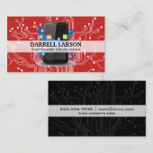 回路基板 |電頭が切れる話とアプリ 名刺 (正面/裏面)