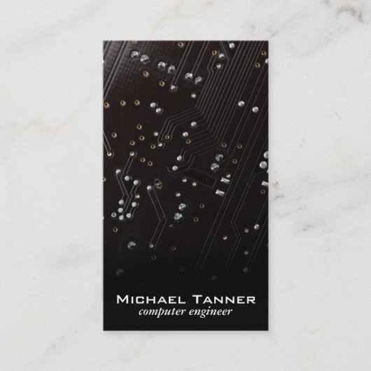 回路基板(黒) 名刺 (正面)