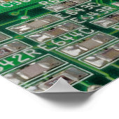 回路基絵画板 ポスター (角)