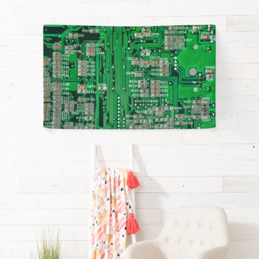 回路基絵画板 横断幕 (インサイチュ)