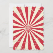 回路誕生日招待状カーニバル招待状 招待状 (裏面)