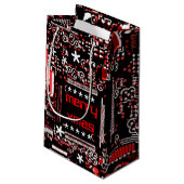 回路赤2メリークリスマス小 スモールペーパーバッグ (裏面アングル)