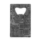 回路迷路ボトルオープナー クレジットカード栓抜き (裏面)