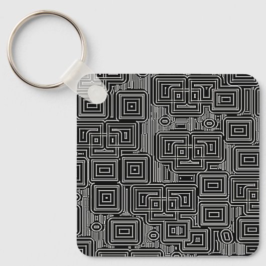 回路迷路 キーホルダー (正面)