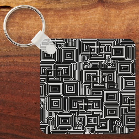 回路迷路 キーホルダー (正面)