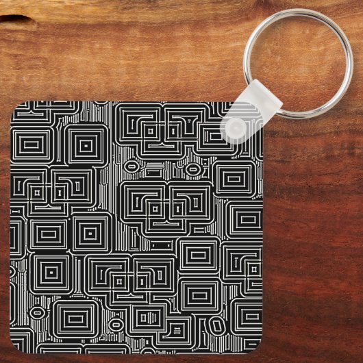回路迷路 キーホルダー (裏面)