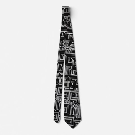 回路迷路 ネクタイ (裏面)