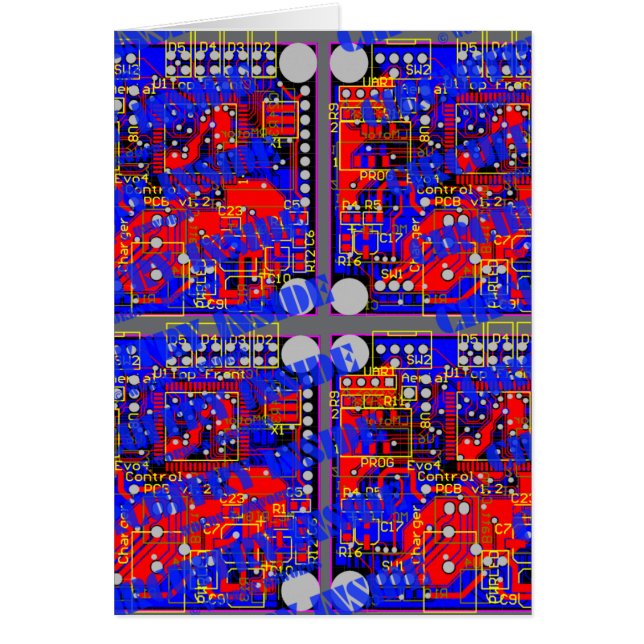 回路部品の内部(プリント基板- PCB) (正面)