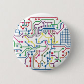 回路 缶バッジ (正面)