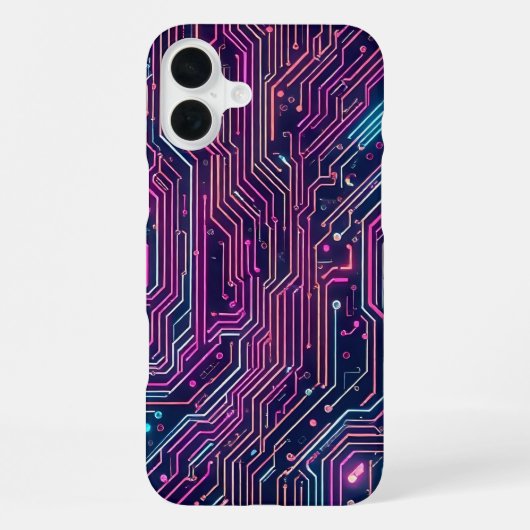 回路 iPhoneケース (裏面)