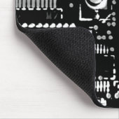 回路B&W 2キーボード マウスパッド (コーナー)