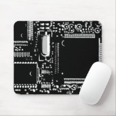 回路B&W 2キーボード マウスパッド (マウス)