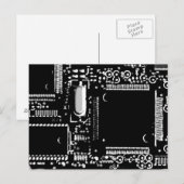 回路B&W 2ポストカード ポストカード (正面/裏面)
