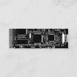 回路B & W 2名刺の白スキン スキニー名刺