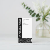 回路B & W 2 「ITコンサルタント」名刺 名刺 (スタンド正面)