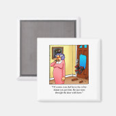 回転おもしろい滑走用ユーモア磁石 マグネット (正面/裏面)