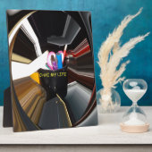 回転するオフィス・エッセンシャルズ 現代の壁装飾 フォトプラーク (側面)